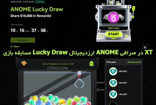 مسابقه بازی Lucky Draw ارزدیجیتال ANOME در صرافی XT