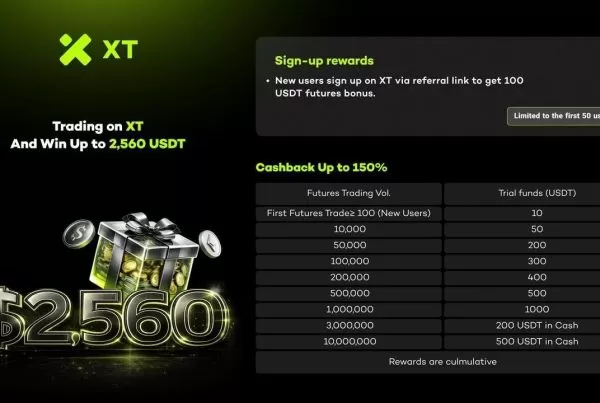 جایزه ثبت نام و ترید صرافی XT